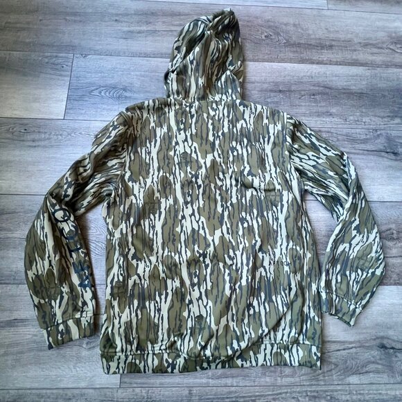 Aftco Gator Neck Camo Reaper Mossy Oak Outdoor Hunting Fishing Hoodie Vented - Picture 2 of 9